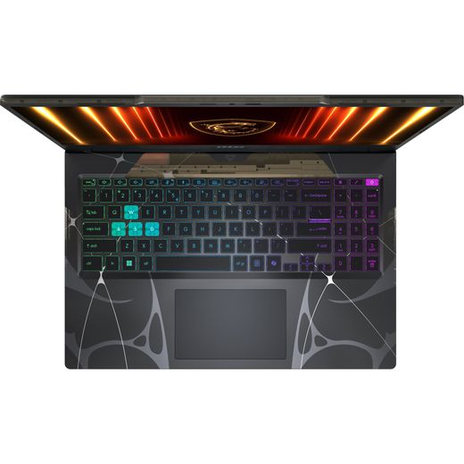 MSI Cyborg 15 B2RWFKG-020UK 15.6" Gaming Laptop - NVIDIA® GeForce® RTX™ 5060, 512GB SSD - Black - Keyboard top view